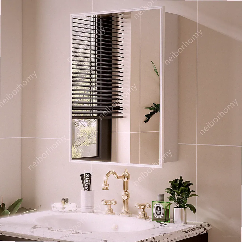 Badschrank Spiegelschrank für Badezimmer Hängeschrank Schminkschrank Badspiegel