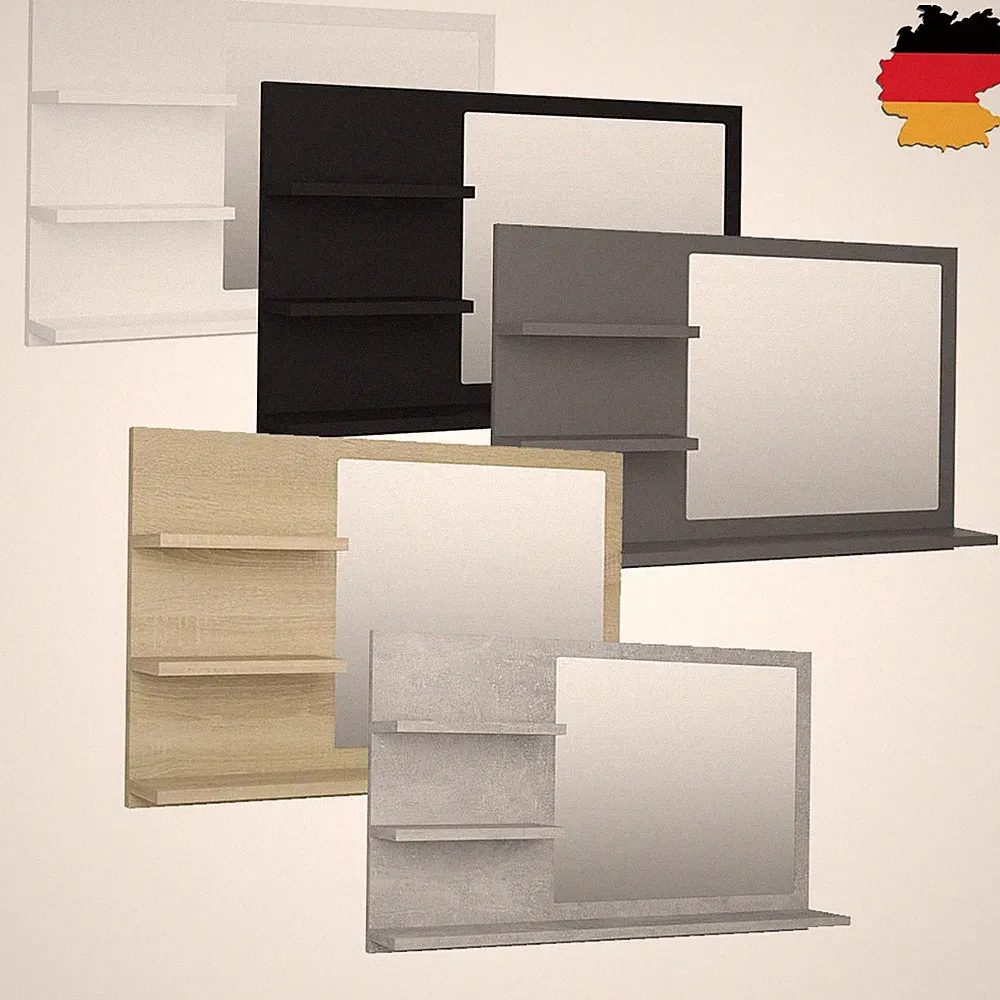 Badspiegel Badezimmerspiegel Spanplatte Spiegelschrank Wandspiegel Hängespiegel