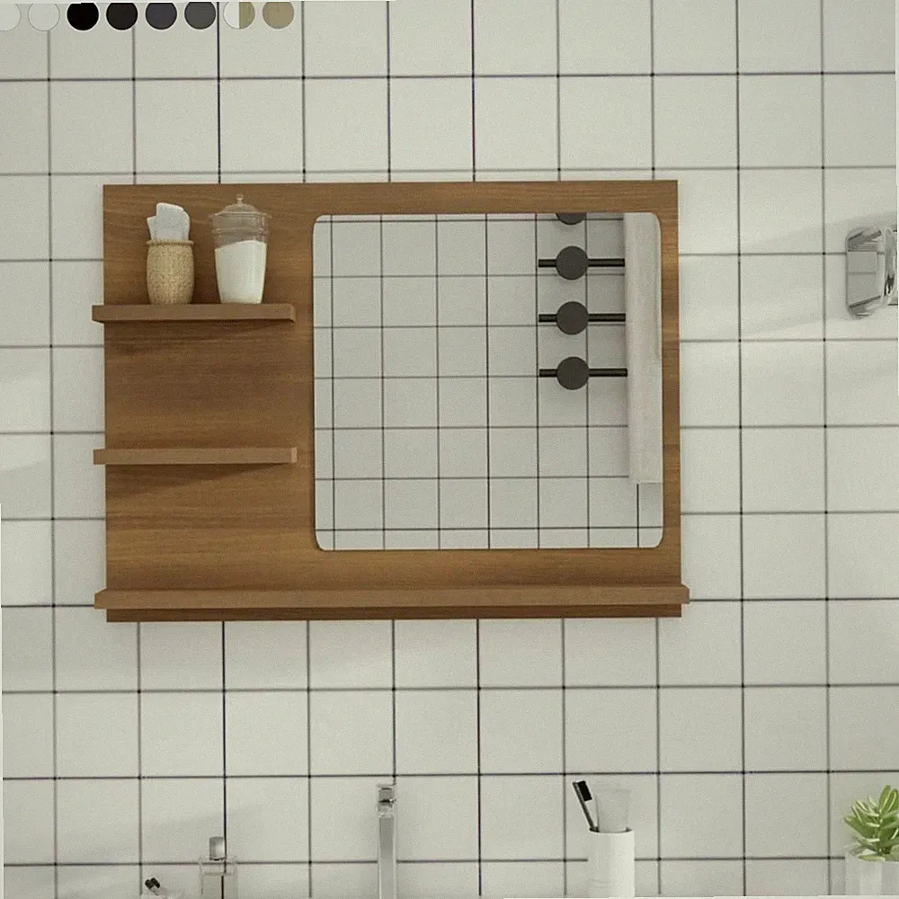 Badspiegel Badezimmerspiegel Spanplatte Spiegelschrank Wandspiegel Hängespiegel