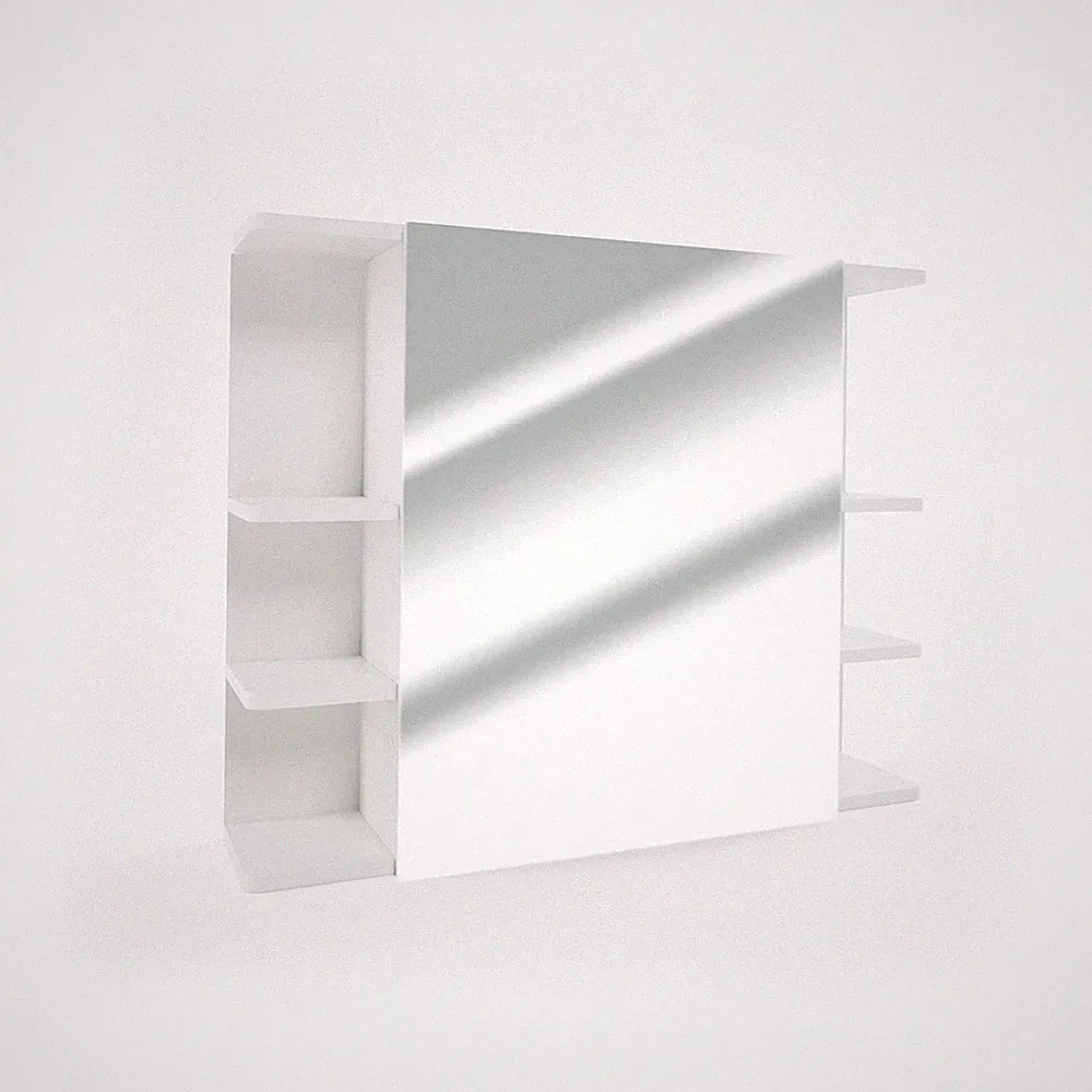 Badspiegelschrank Vicco Fynn 79.6 x 64 cm