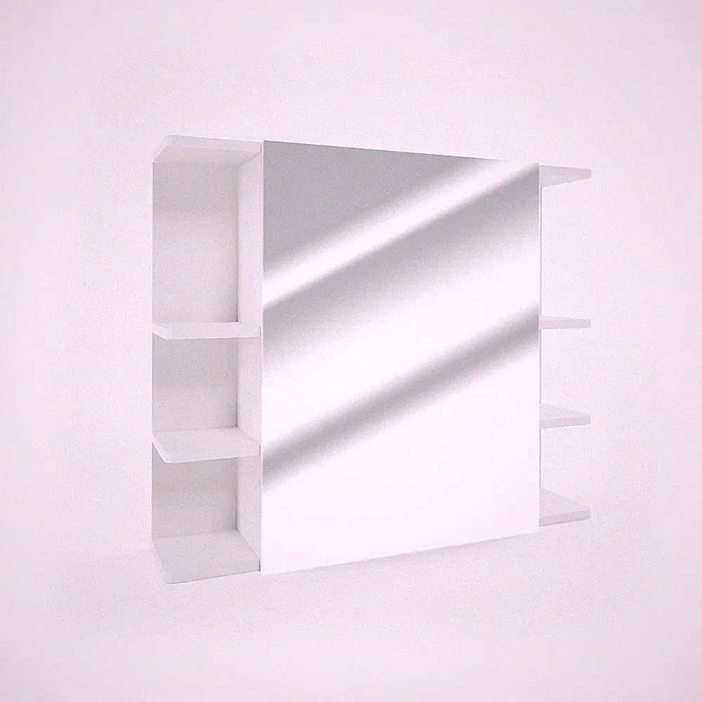 Badspiegelschrank Vicco Fynn 79.6 x 64 cm