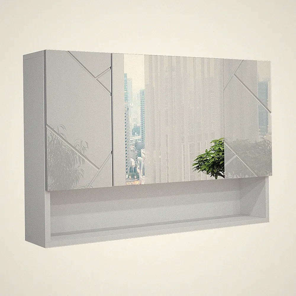 Badspiegelschrank Vicco Irma 80.1 x 55 cm