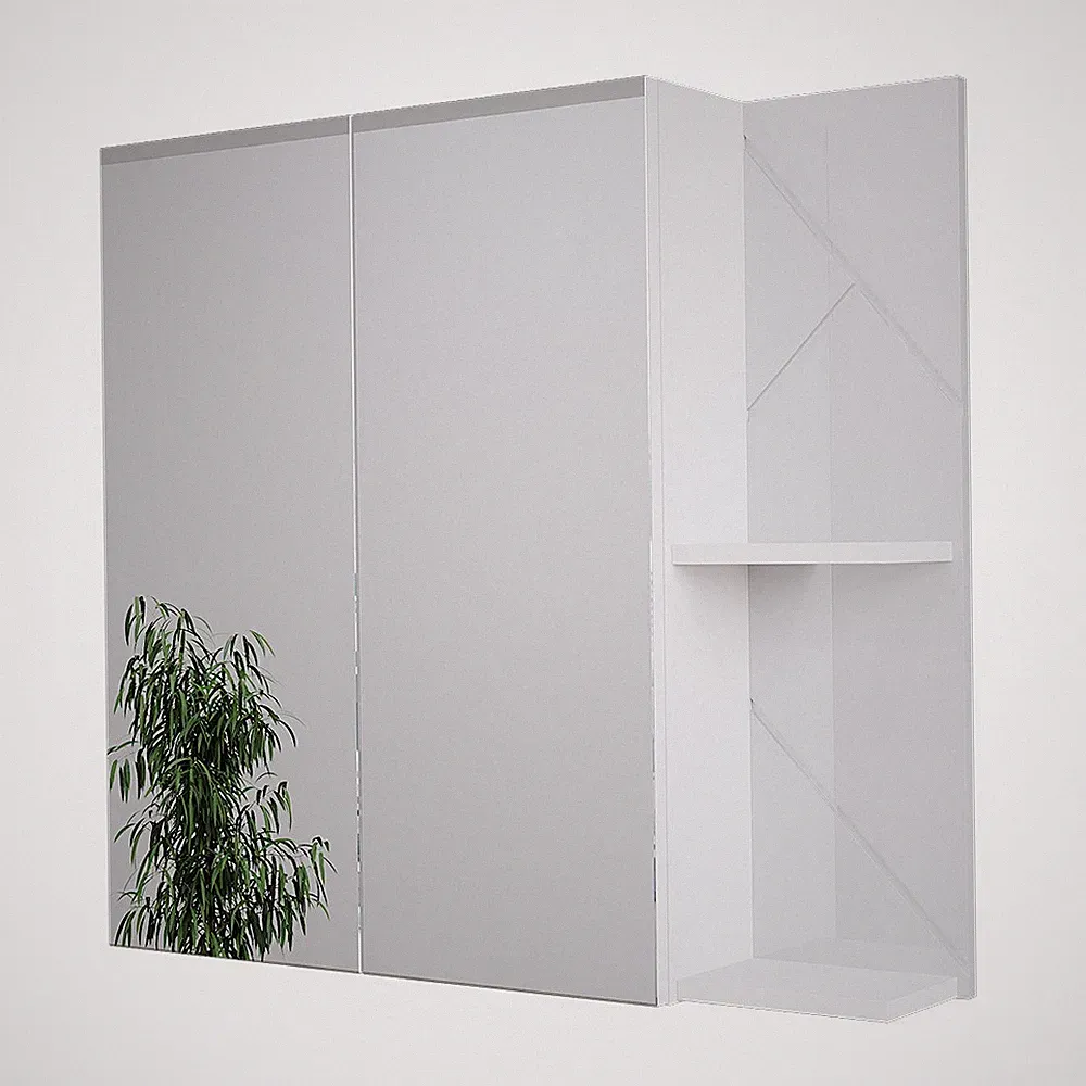 Badspiegelschrank Vicco Irma 80 x 75 cm