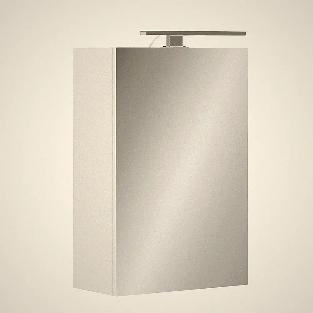 Badspiegelschrank Vicco Lavio 40 x 60 cm mit LED-Beleuchtung