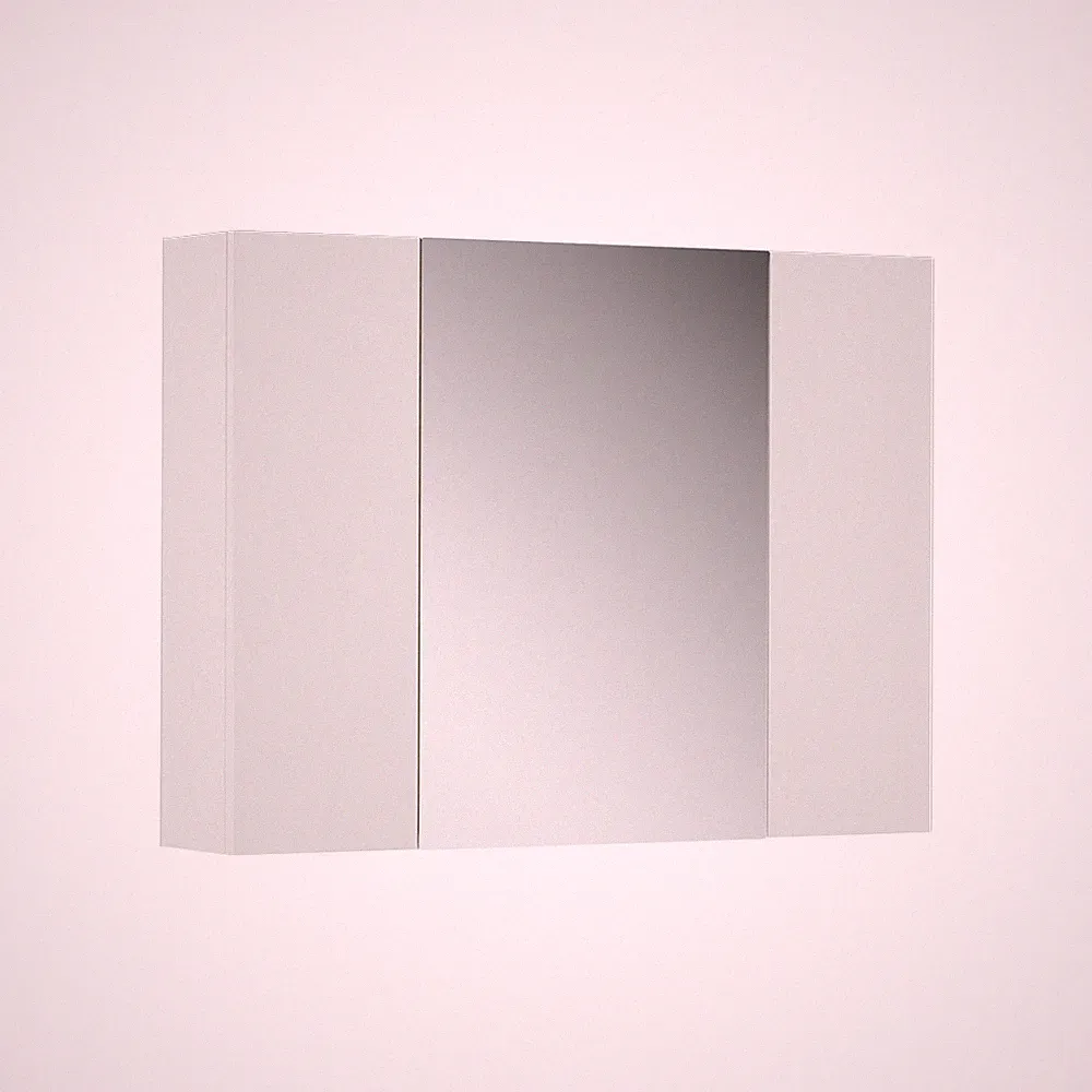 Badspiegelschrank Vicco Leopold 80 x 59.2 cm mit Regalen