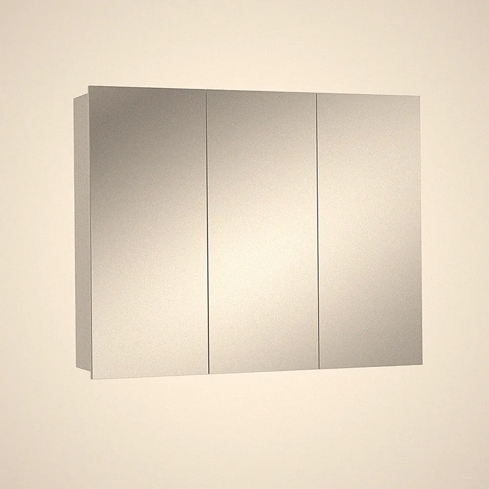 Badspiegelschrank Vicco Sola 100 x 79.8 cm mit 3 Türen