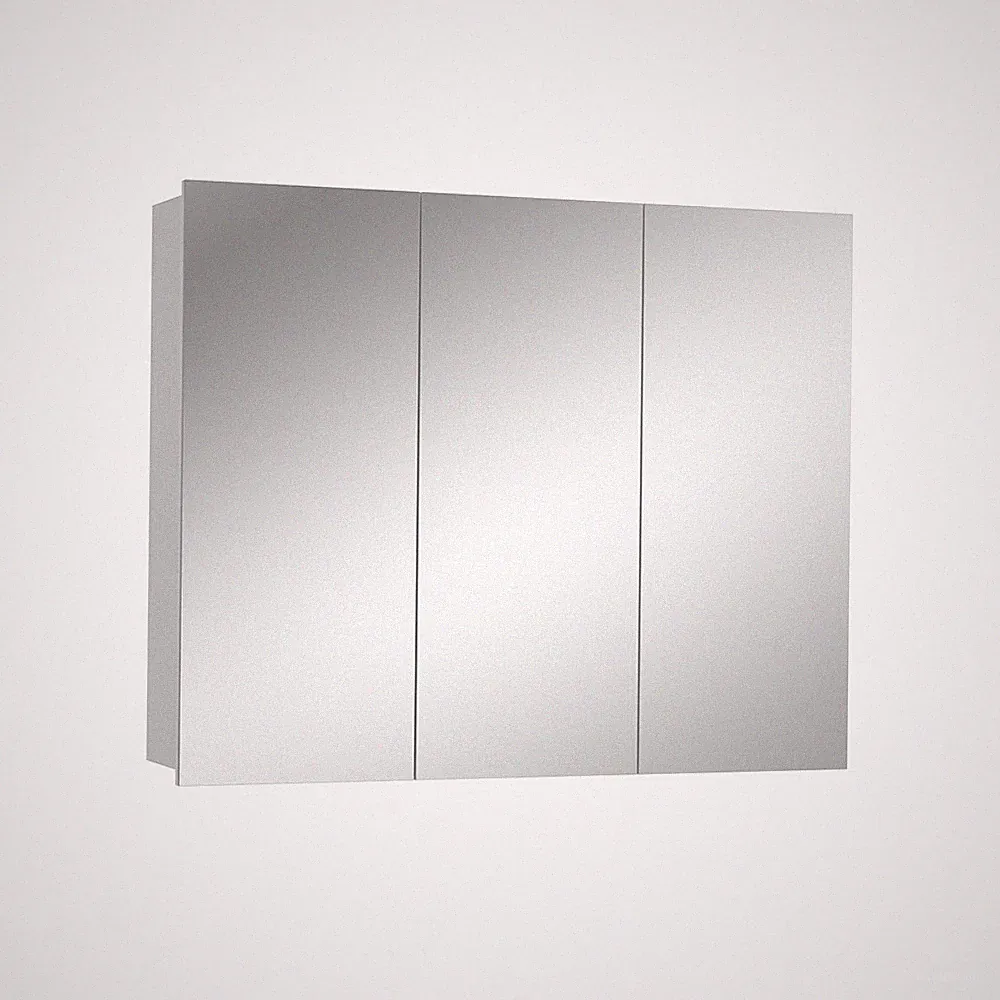 Badspiegelschrank Vicco Sola 100 x 79.8 cm mit 3 Türen