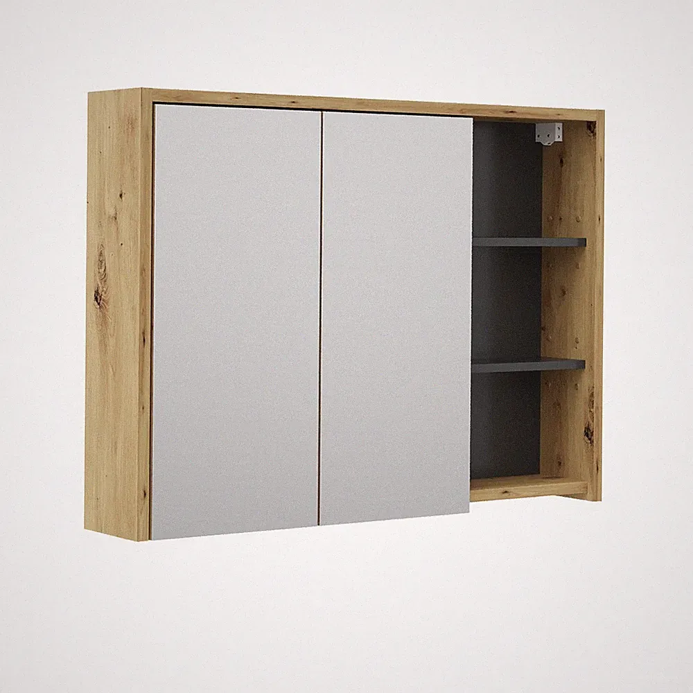 Badspiegelschrank Vicco Viola 100 x 75 cm