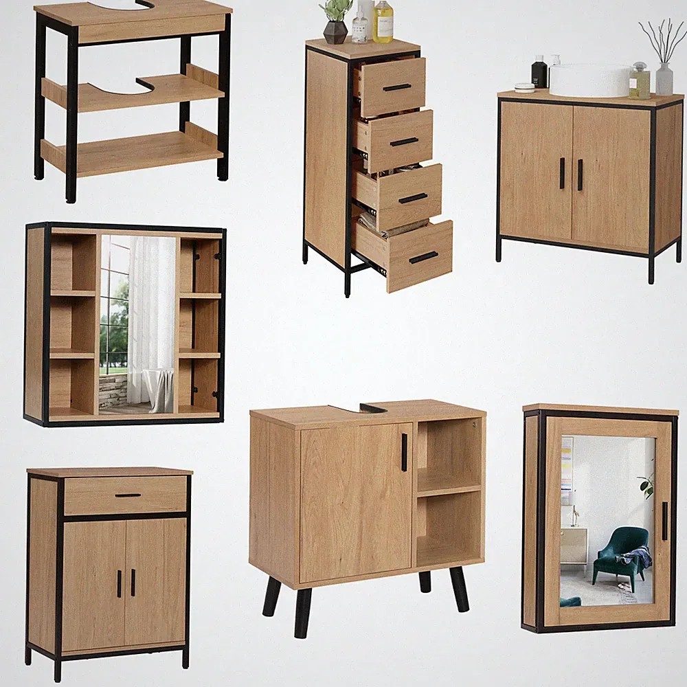 Badzimmerschrank Badkommode Eckschrank Medizinschrank Kücheschrank Badregal