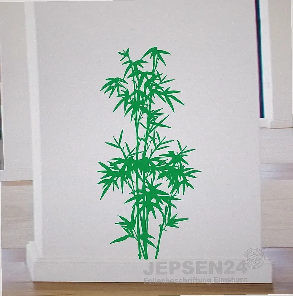 Bambus B3 in 90x45cm Wandtattoo Seidenmatt Farbwahl