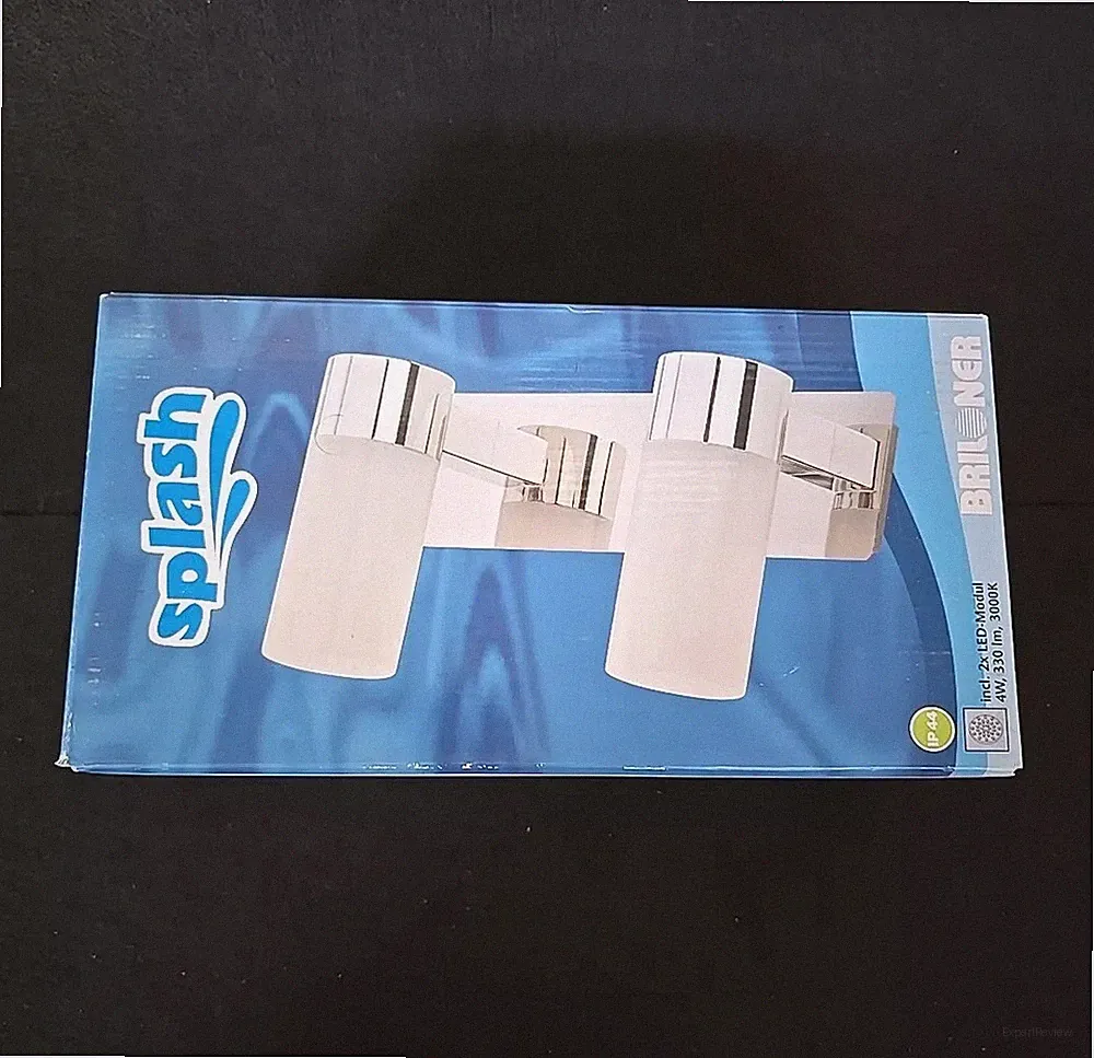 Briloner LED Wandleuchte Spiegelleuchte Bad Lampe Badleuchte 2x4W 660lm Warmweiß