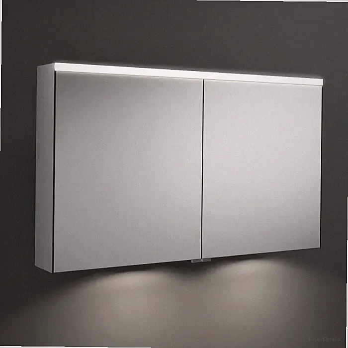 burgbad Iveo Spiegelschrank mit LED-Beleuchtung und LED-Waschtischbeleuchtung
