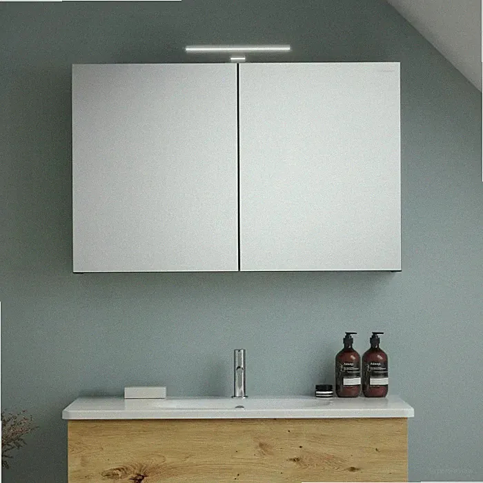 burgbad Liniq Spiegelschrank 100 x 64 cm