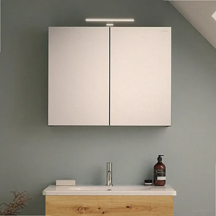 burgbad Liniq Spiegelschrank 80 x 64 cm