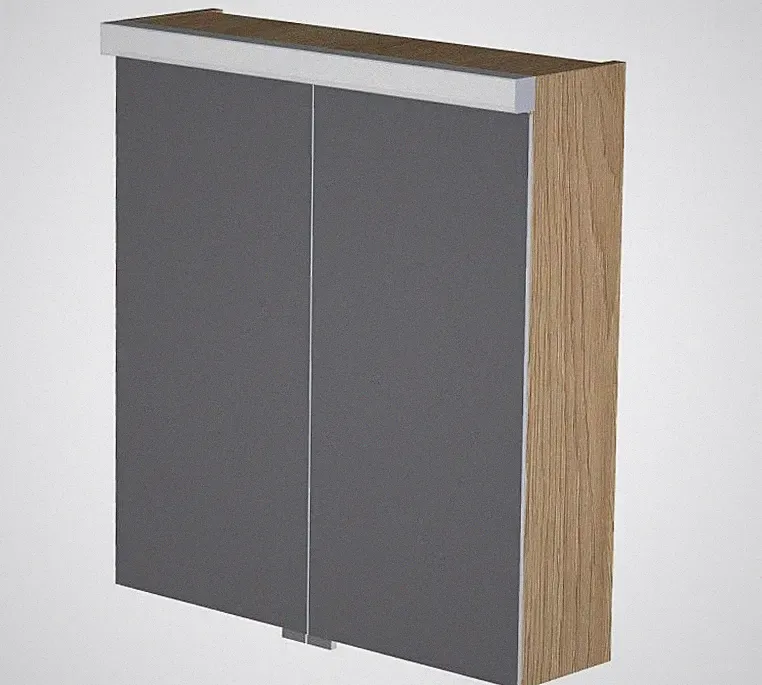 Burgbad Orell Spiegelschrank mit LED-Aufsatzleuchte SPLA060-PN239 Abverkauf