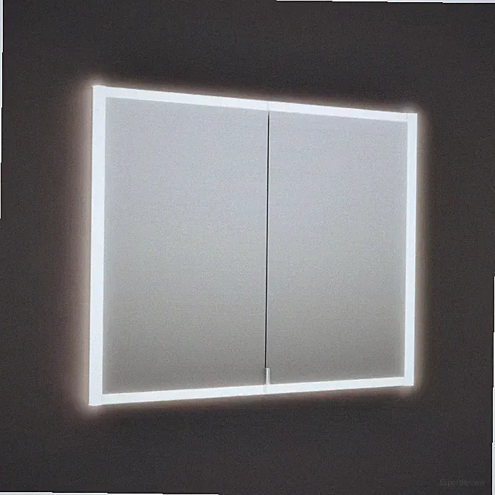 burgbad rl20 Spiegelschrank 102 cm, mit Klarglas Lichtrahmen für Wandeinbau