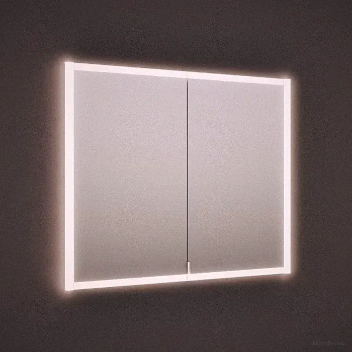 burgbad rl20 Spiegelschrank 102 cm, mit Klarglas Lichtrahmen für Wandeinbau