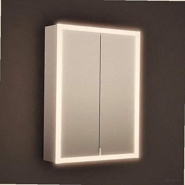 burgbad rl20 Spiegelschrank 62 cm, mit Lichtrahmen