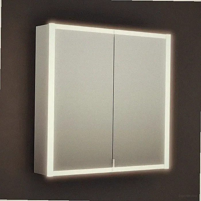 burgbad rl20 Spiegelschrank 81 cm, mit Klarglas Lichtrahmen
