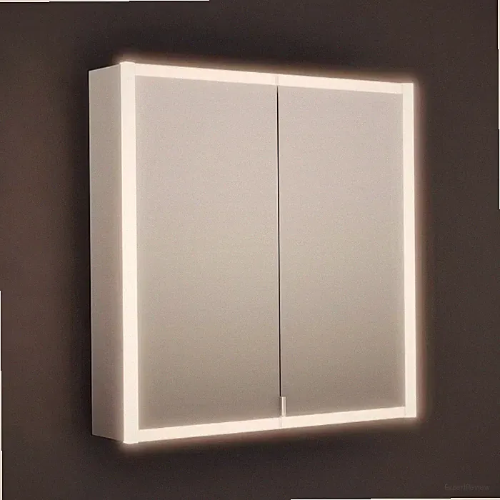 burgbad rl20 Spiegelschrank 81 cm, mit Klarglas Lichtrahmen