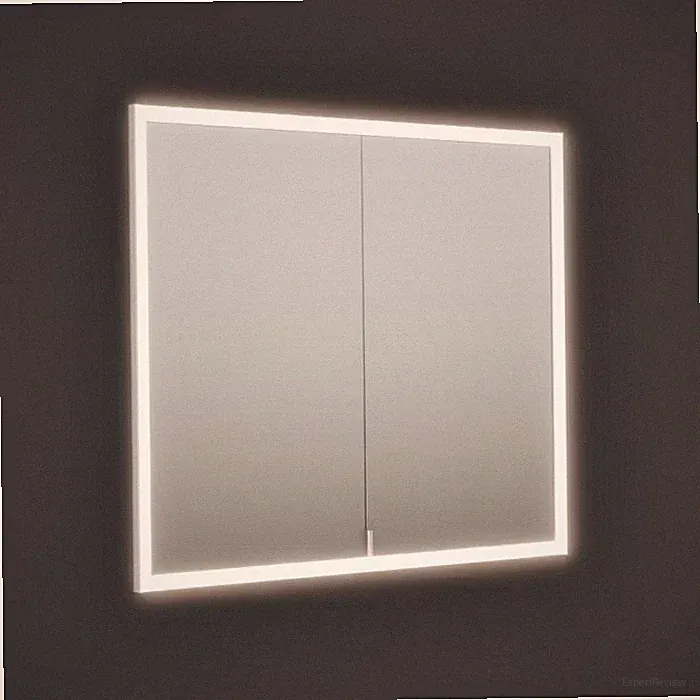 burgbad rl20 Spiegelschrank 92 cm, mit Lichtrahmen für Wandeinbau