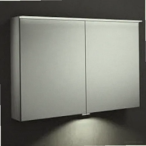 burgbad Yumo Spiegelschrank mit horizontaler LED-Aufsatzleuchte, Breite: 1006mm
