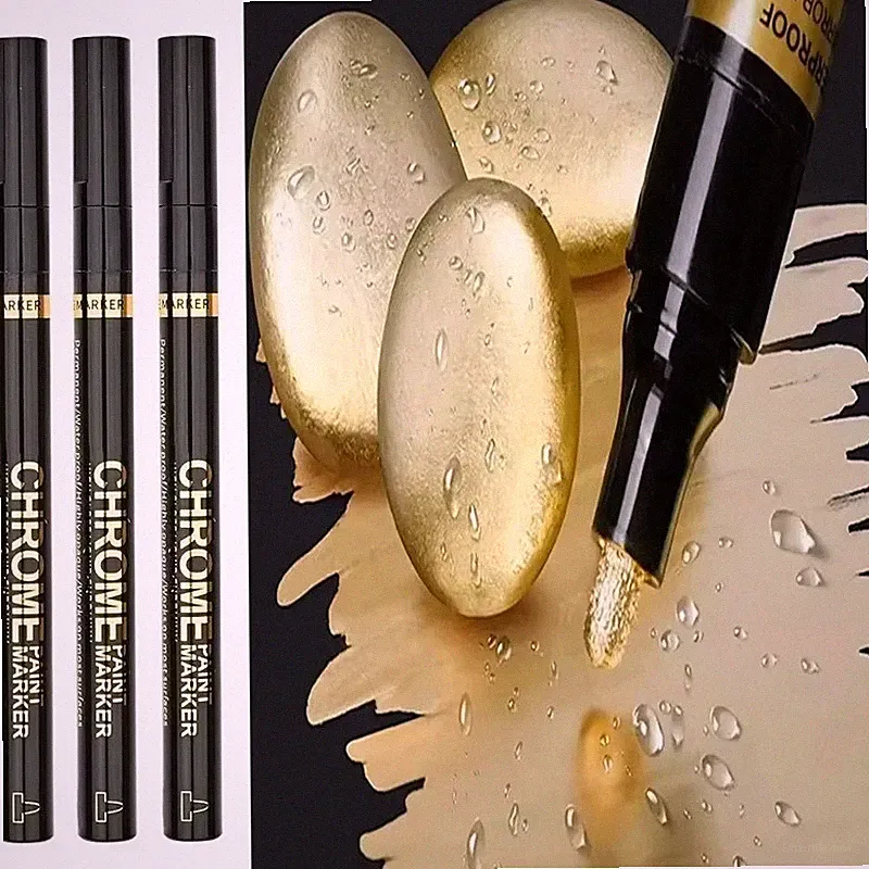 Chromstift Gold - Silber für Spiegel, Auto, DIY und Basteln