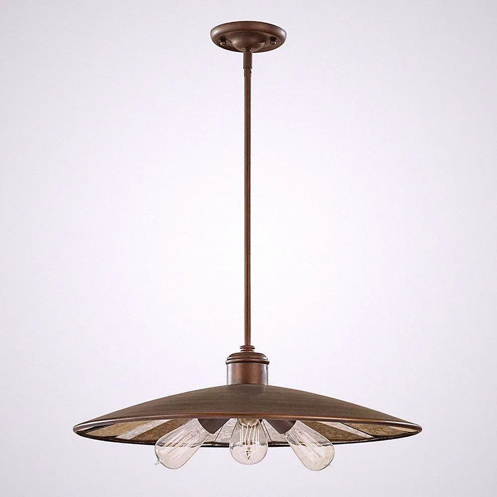 Deckenlampe Pendelleuchte Hängelampe Stahl Astralbronze Esszimmerlampe Eisen