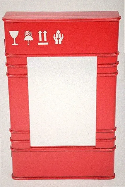 Rot Spiegelschrank