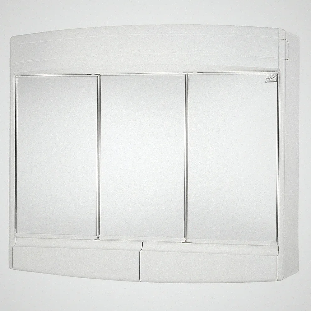Differnz Topas-Eco Spiegelschrank - Badschrank mit Spiegel und Beleuchtung - Kun