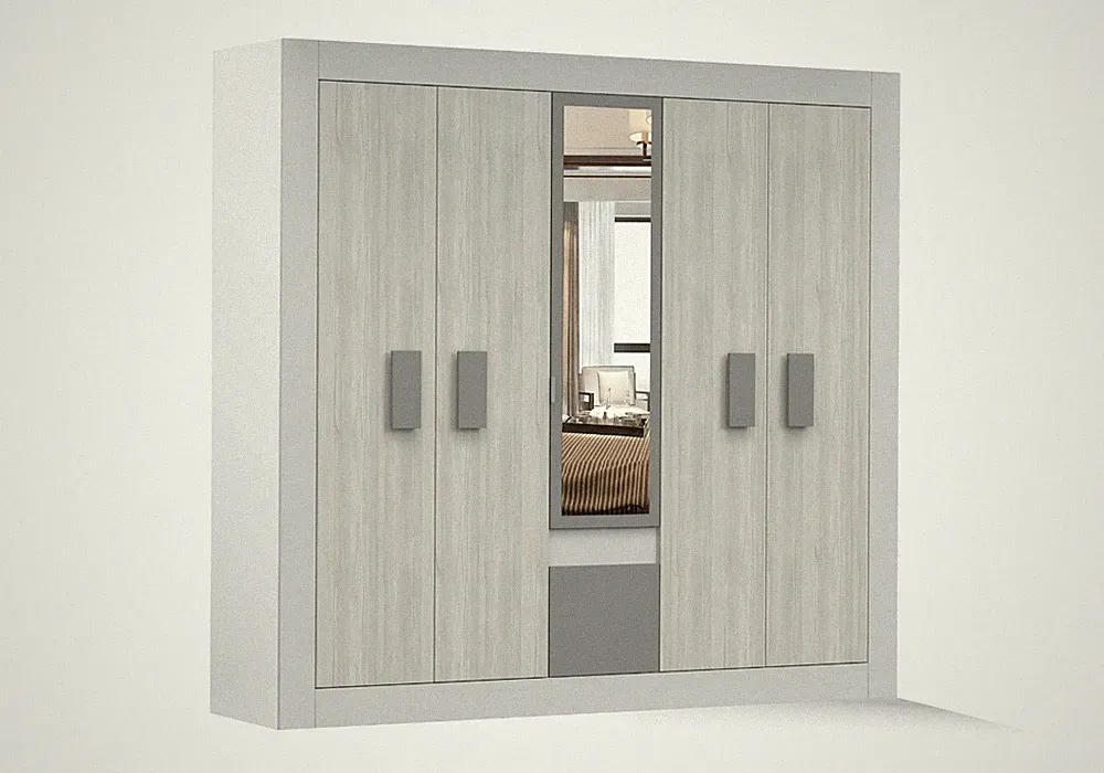 Drehtüenschrank Kleiderschrank Garderobenschrank HELIOS 5D 231 cm