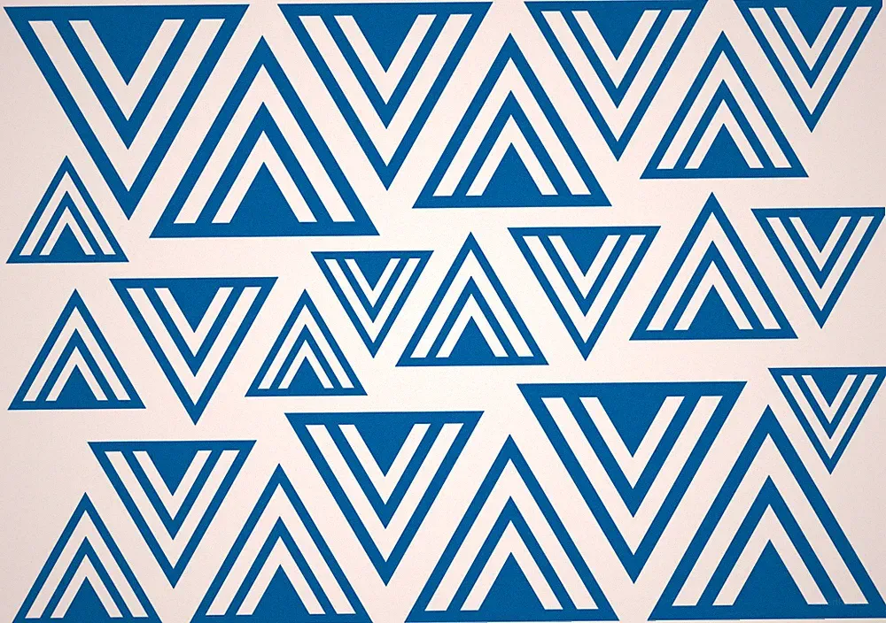 DREIECKE AUFKLEBER Deko Sticker Dreieck Geometrie Wandtattoo Fliesen Spiegel Bad
