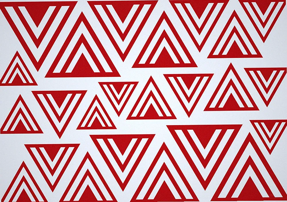 DREIECKE AUFKLEBER Deko Sticker Dreieck Geometrie Wandtattoo Fliesen Spiegel Bad