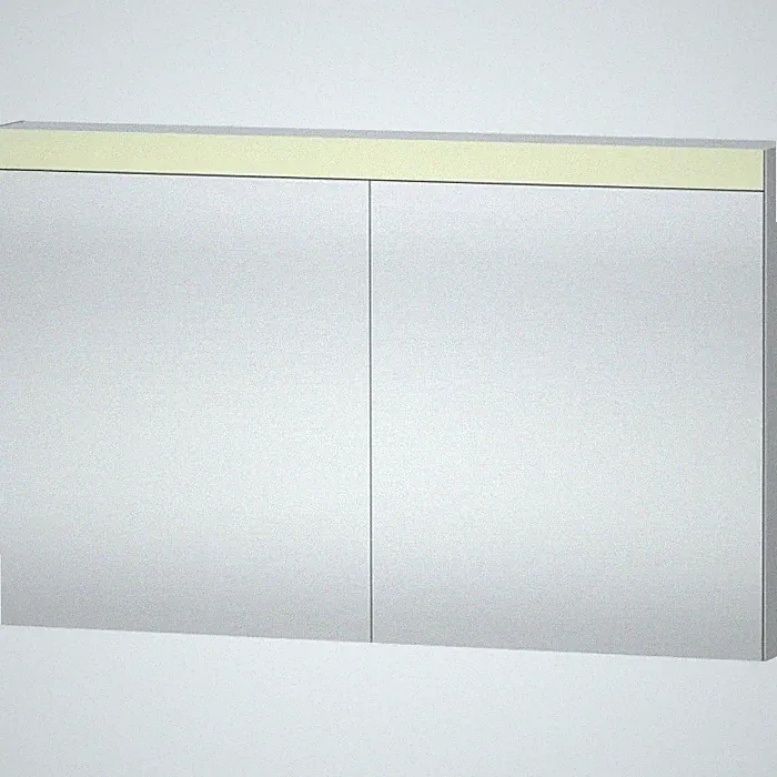 Duravit Licht & Spiegel Spiegelschrank "Better" - Version, 2 Türen, 131 x 76