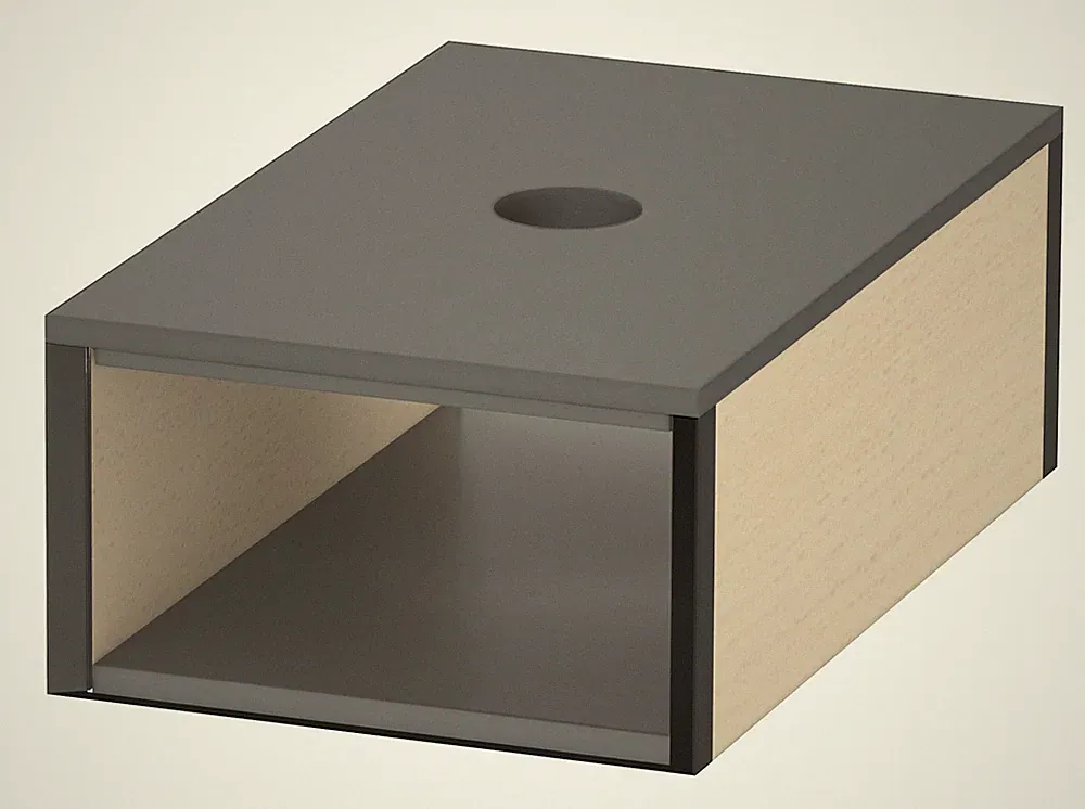 Duravit XSquare Utensilienbox für Spiegelschrank 100 x 55 x 160 mm - Ahorn