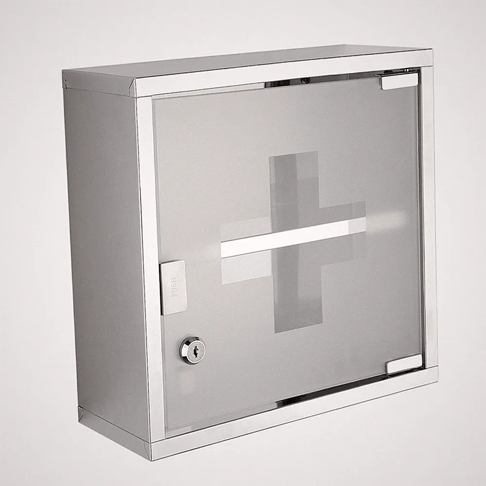 ERSTE HILFE SCHRANK HÄNGESCHRANK MEDIZINSCHRANK ABSCHLIESSBAR 27X28,5 CM