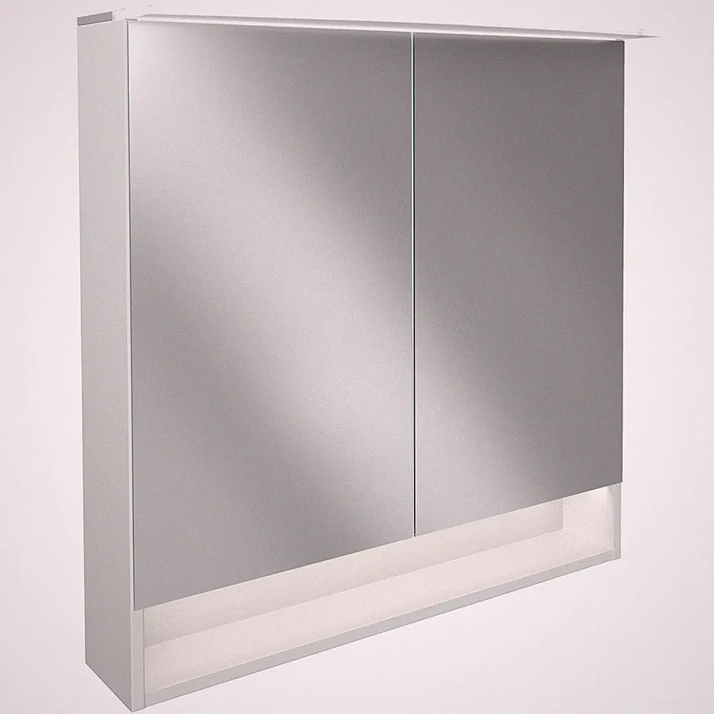 fackelmann spiegelschrank 80cm weiß