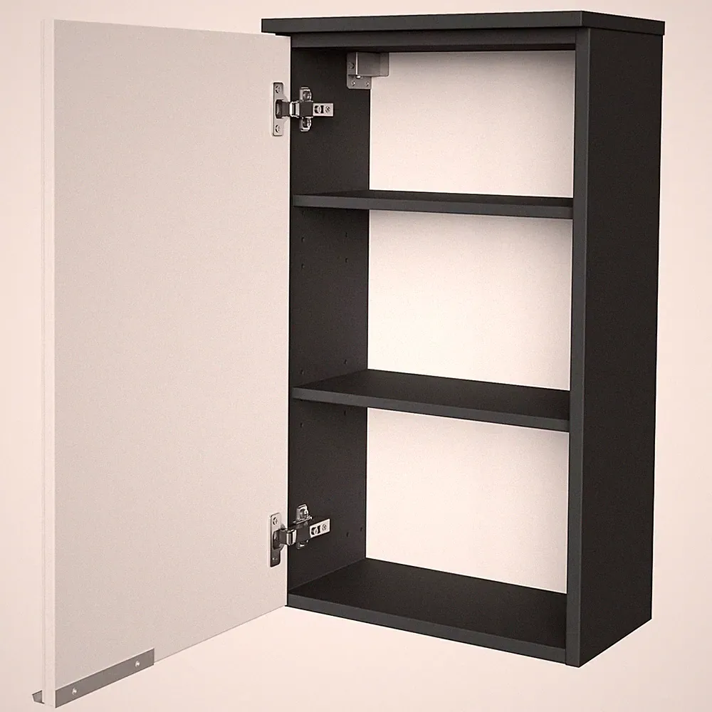 Fackelmann 80903 Hängeschrank Kara Chees 40 cm Glas lackiert links
