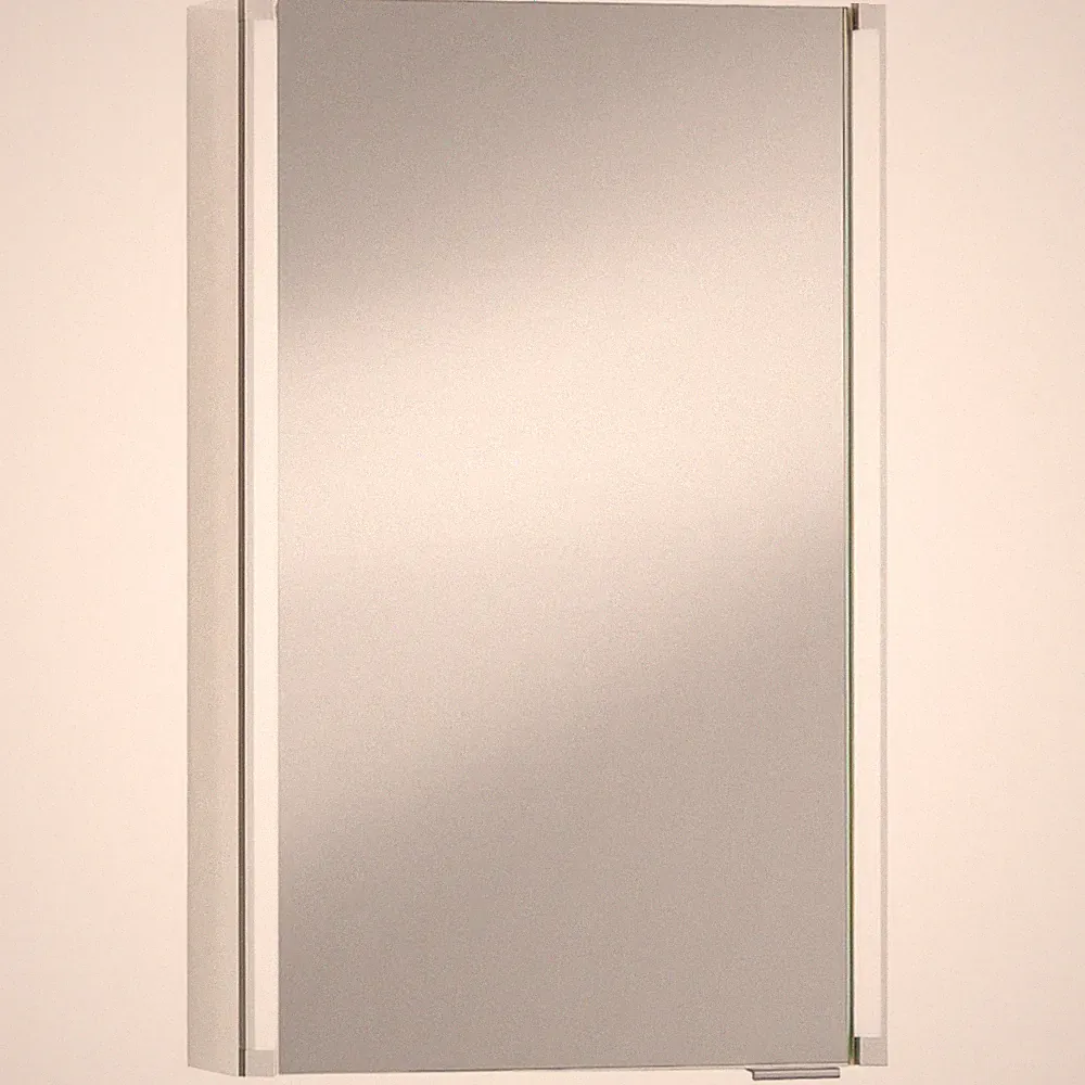 Fackelmann 82951 LED Spiegelschrank Led Line 42 cm rechts und links verwendbar