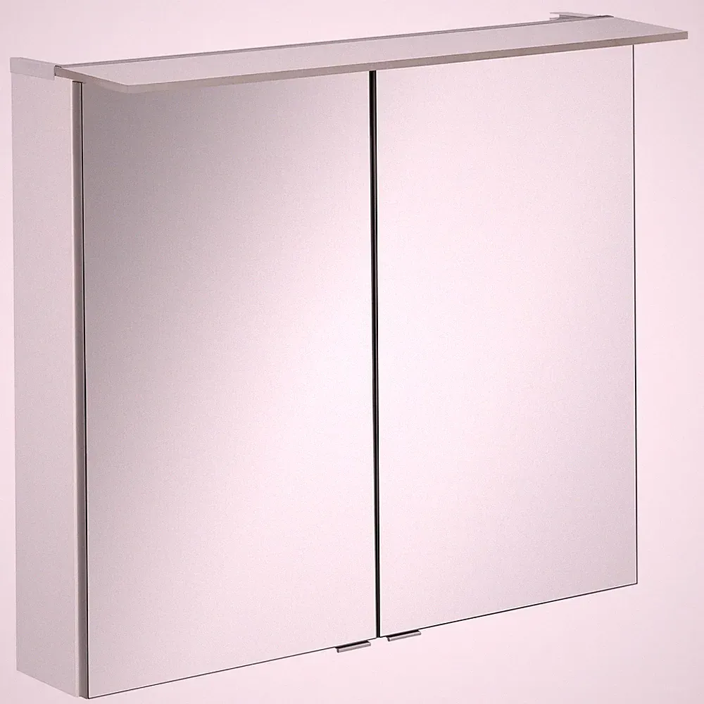 fackelmann spiegelschrank 80cm weiß