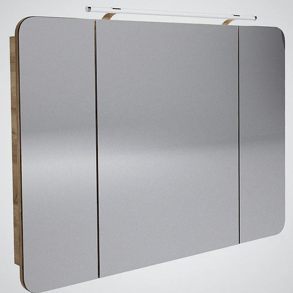 Fackelmann 84282 LED Spiegelschrank 3-türig 110 cm