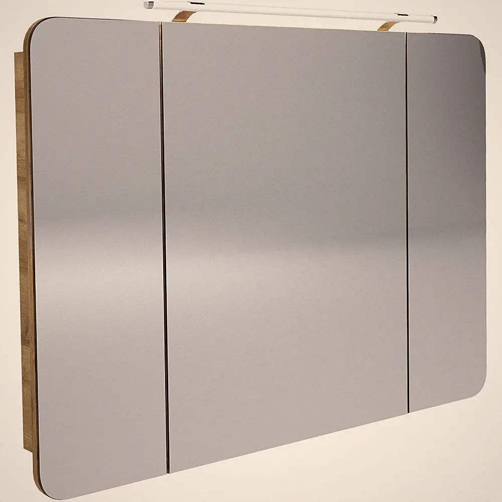 Fackelmann 84282 LED Spiegelschrank 3-türig 110 cm