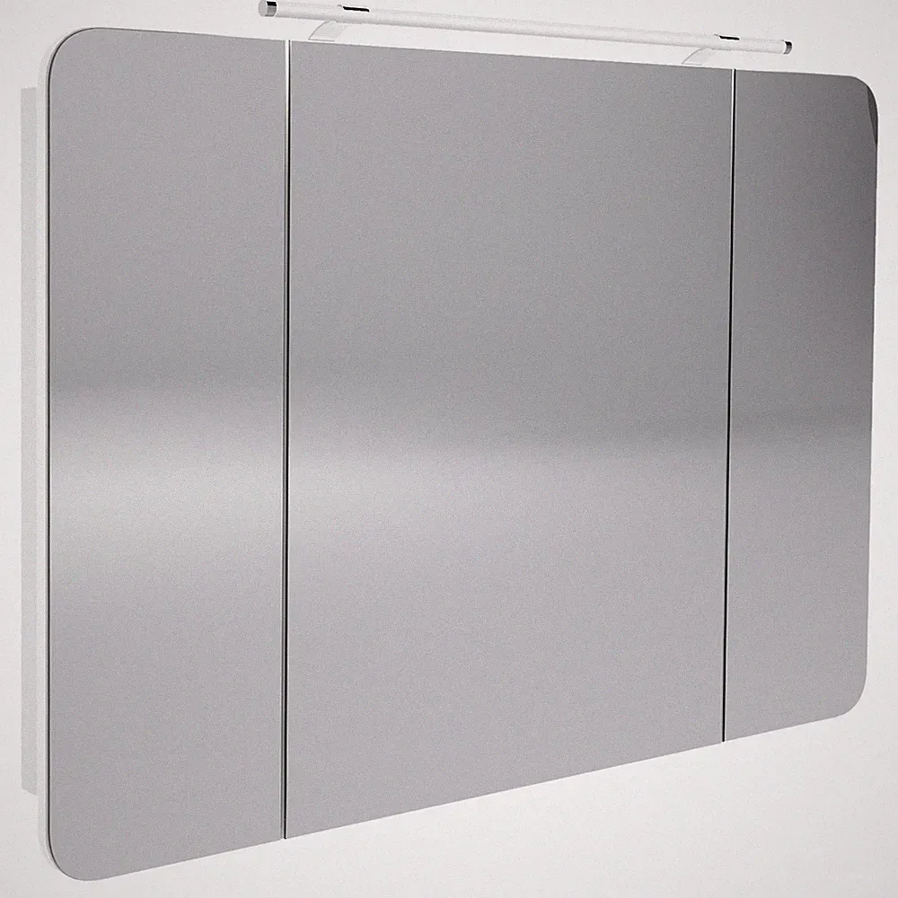 Fackelmann 84283 LED Spiegelschrank 3-türig 110 cm
