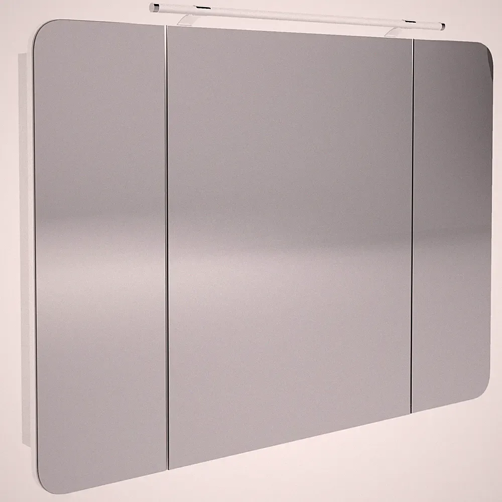 Fackelmann 84283 LED Spiegelschrank 3-türig 110 cm