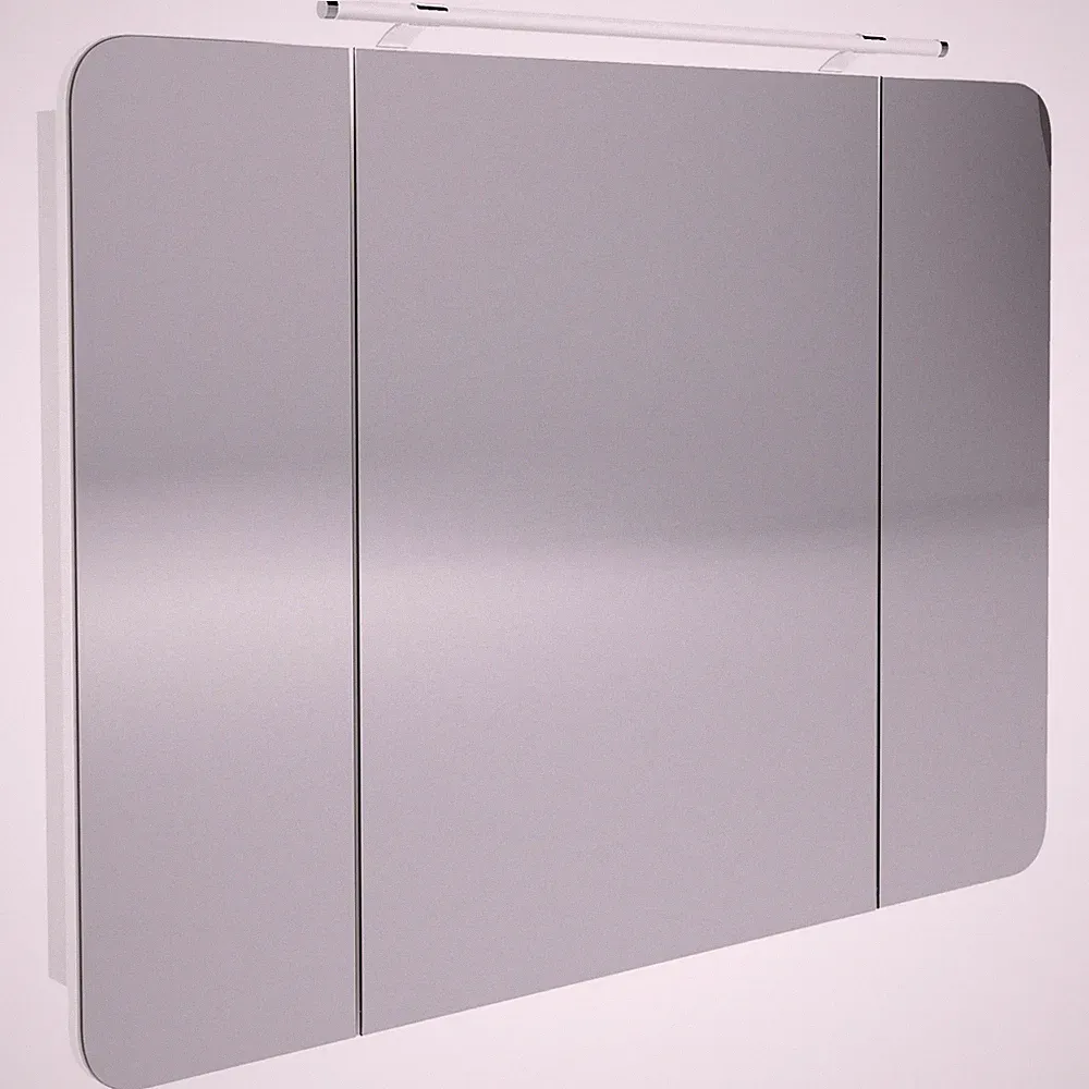 Fackelmann 84283 LED Spiegelschrank 3-türig 110 cm