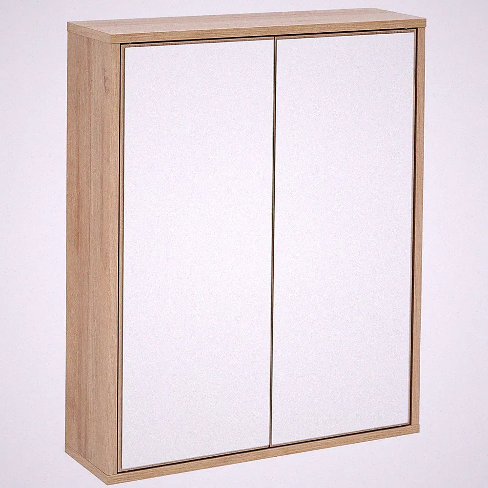 Fackelmann 84632 Spiegelschrank 2-türig 60 cm