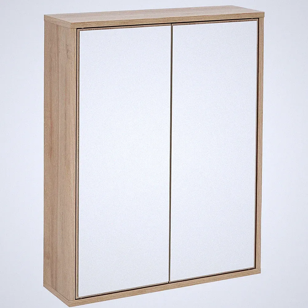 Fackelmann 84632 Spiegelschrank 2-türig 60 cm