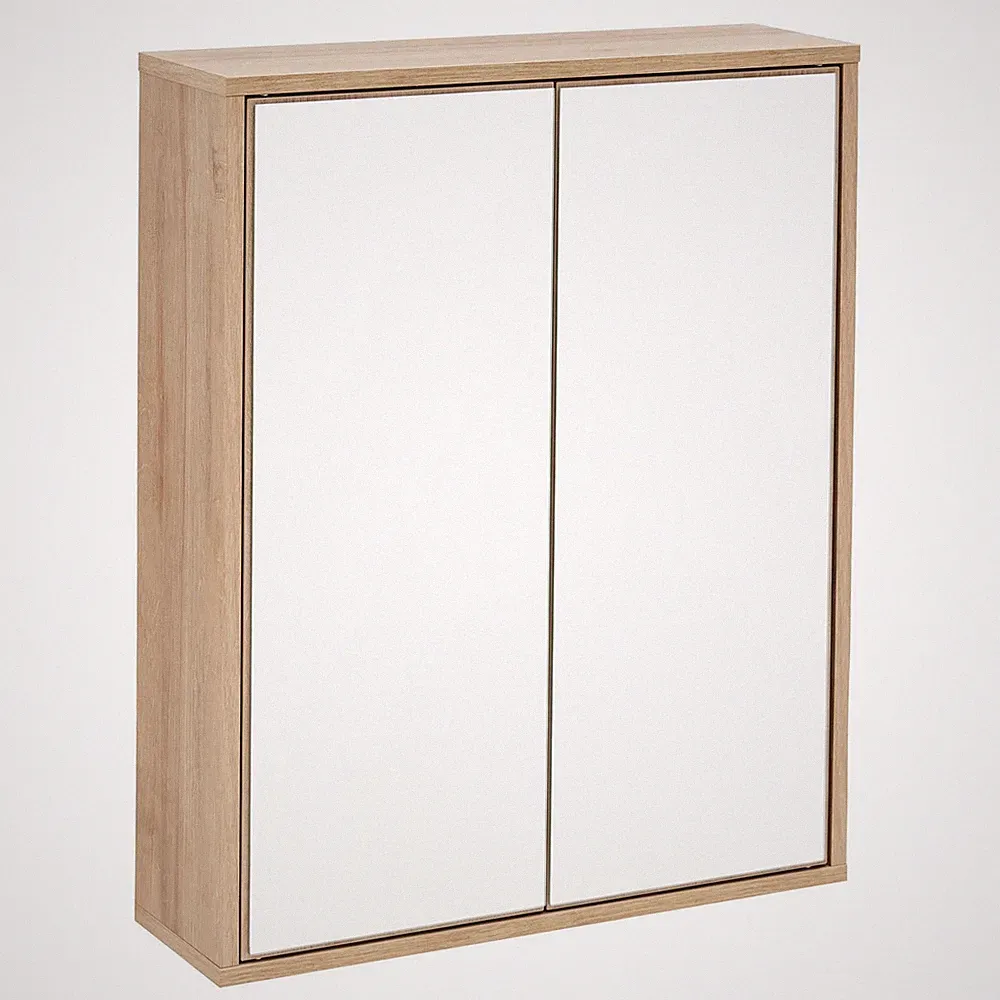 Fackelmann 84632 Spiegelschrank 2-türig 60 cm