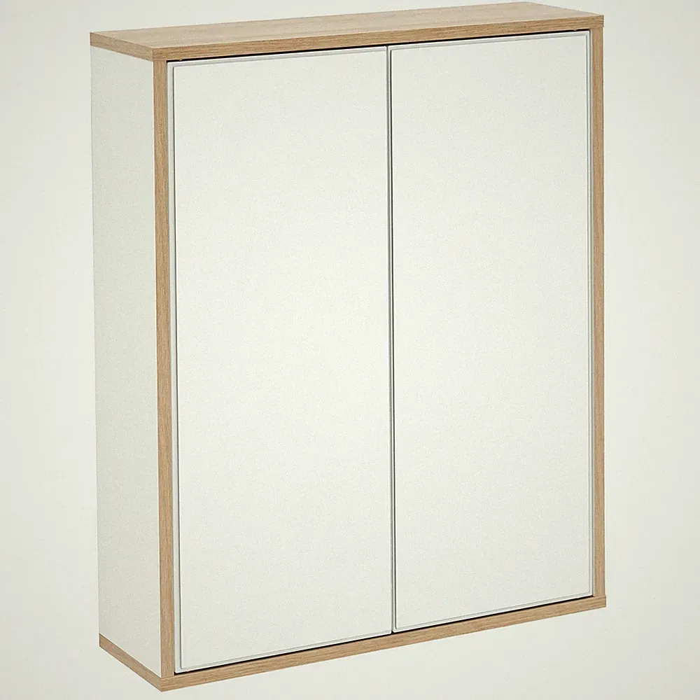 Fackelmann 84633 Spiegelschrank 2-türig 60 cm