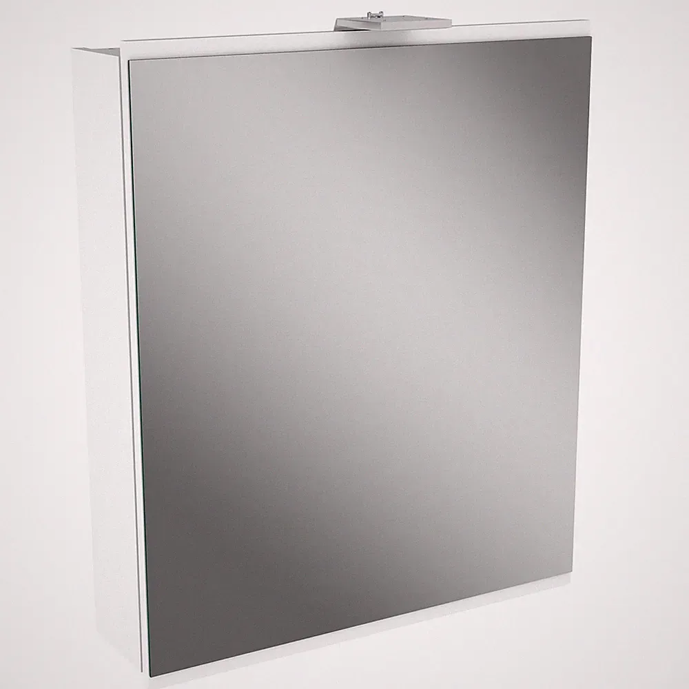 Fackelmann 84783 LED Spiegelschrank Türrahmen weiß 60 cm